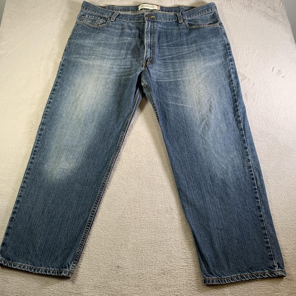 Vintage Levis 550 Jeans Mens 46x30 Blue Relaxed Tapered 100% Cotton Medium Wash